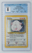 Load image into Gallery viewer, Chansey 3/102 Holo Graded CGC 8 NM/MINT
