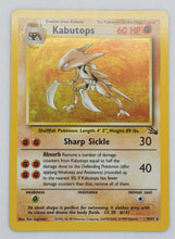 Load image into Gallery viewer, Kabutops 9/62 Holo MP
