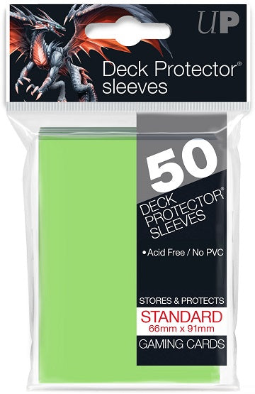 Ultra Pro Deck Protector Sleeves 50ct Lime Green
