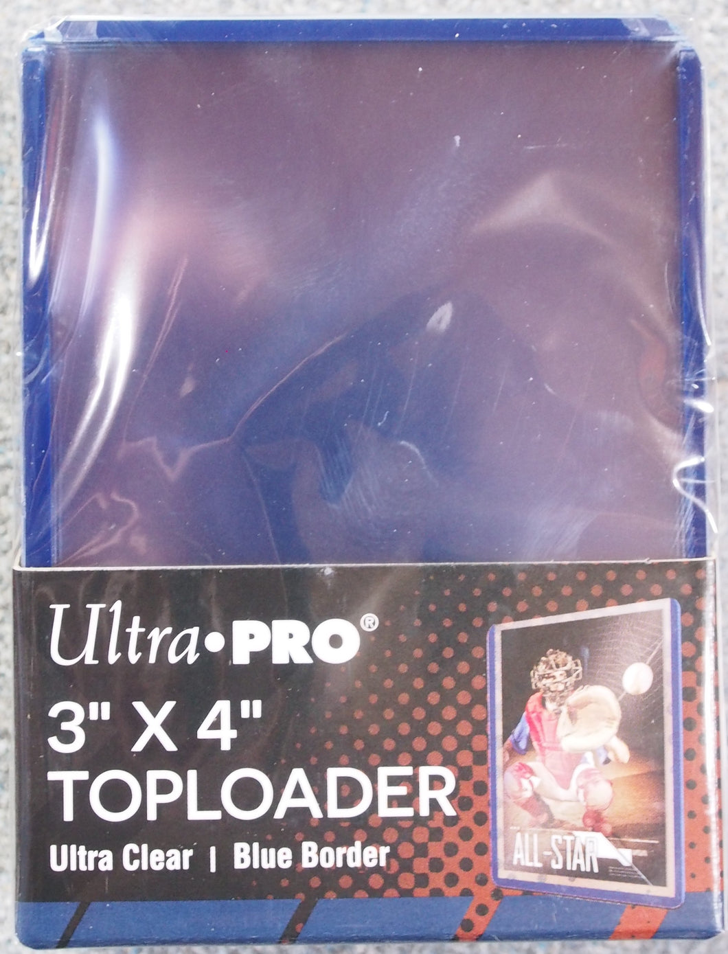 Ultra Pro Top Loader Blue Border 25ct 35pt 3